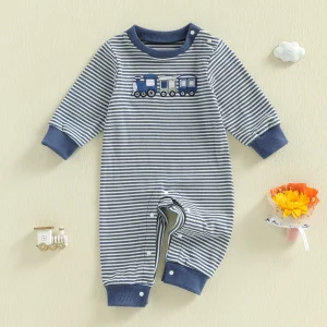 Toddler Boys Long Sleeve Playsuit