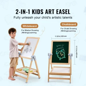 Kids Magnetic Standing Art Easel