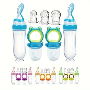 Silicone Baby Feeding Set Bottle