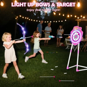 Girls Archery Bow Arrow Target
