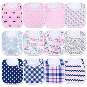 Organic Cotton Baby Drool Bibs