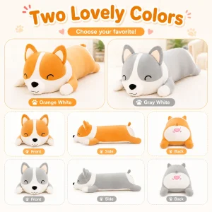 Bulk Corgi Stuffed Dog Pillows